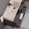 Modern Bathroom Vanity, Walnut, 48